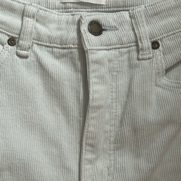 Rolla’s Eastcoast Flare Corduroy Pants Seagrass Mint Size 24 NWT High Rise - Picture 10 of 10